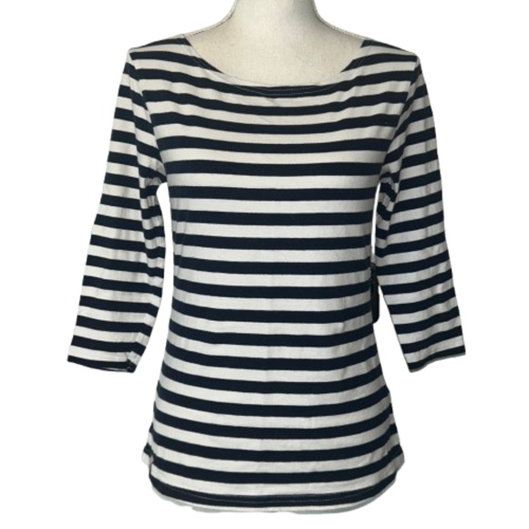 Cross Sportswear Striped womens top 3/4 sleeve length - Picture 1 of 8